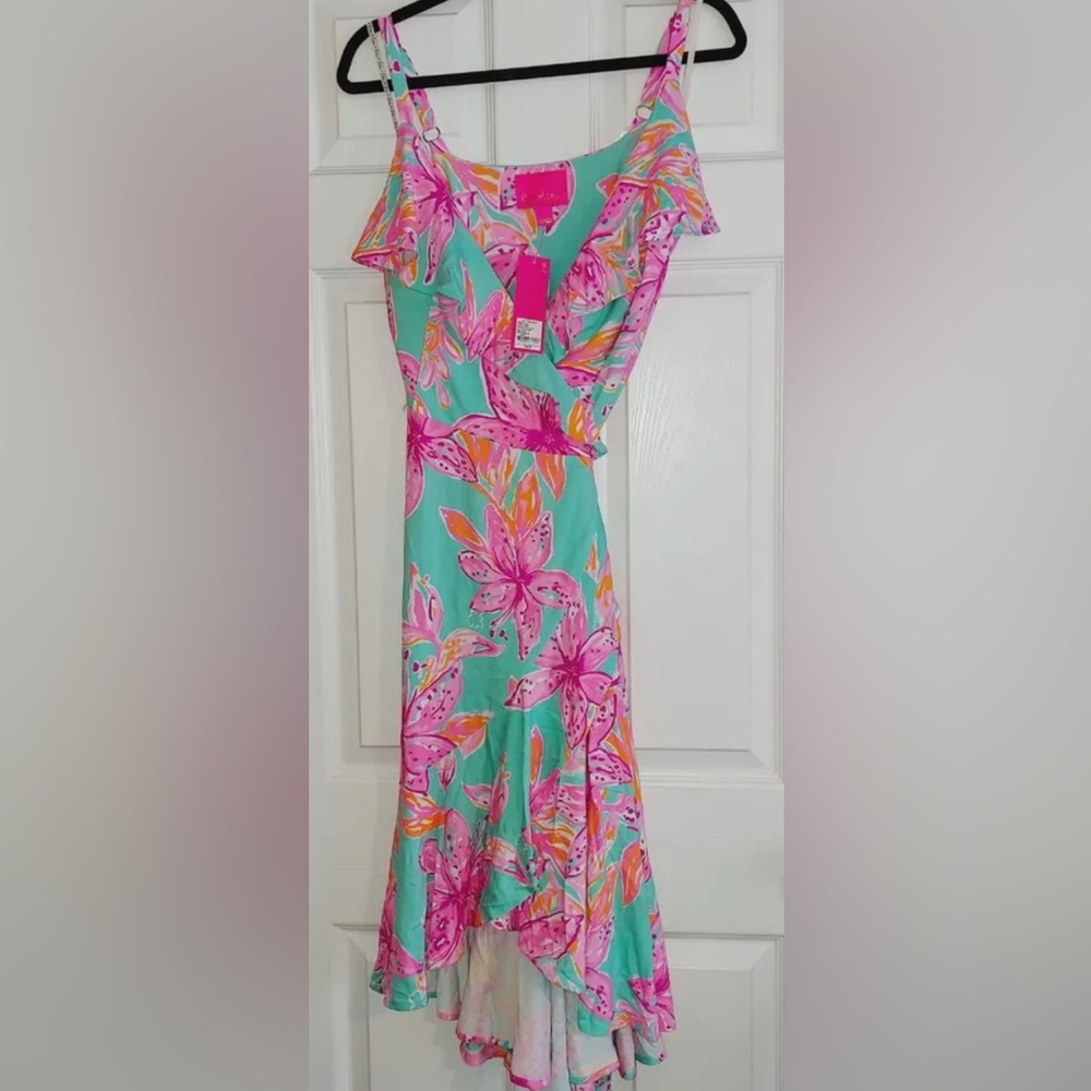 Lilly Pulitzer Fontaine Wrap dress - Picture 4 of 4